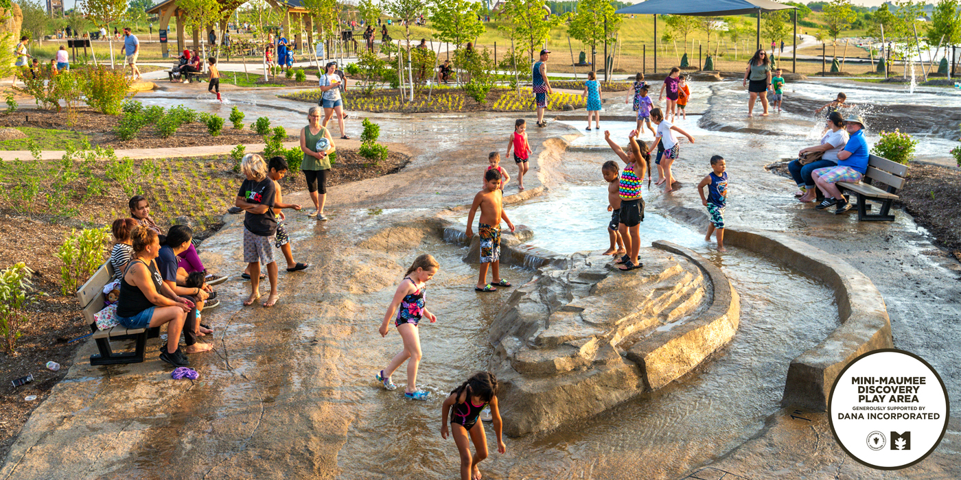 Glass City Metropark Mini Maumee Water Play